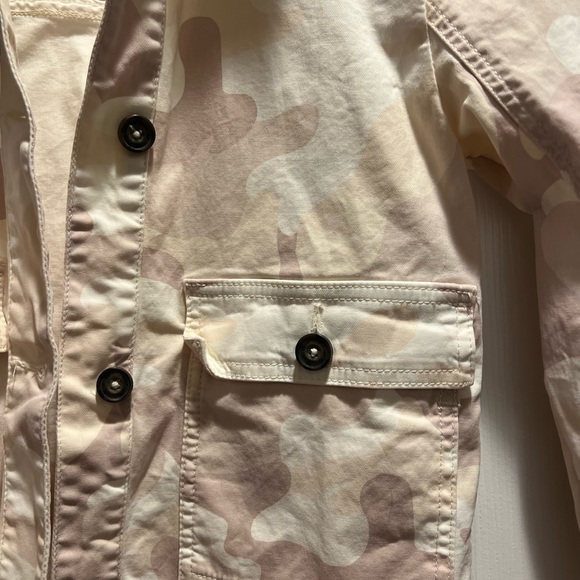 Hollister Pale Pink Camo Jean Jacket - Picture 2 of 4
